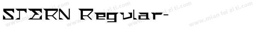 STERN Regular字体转换